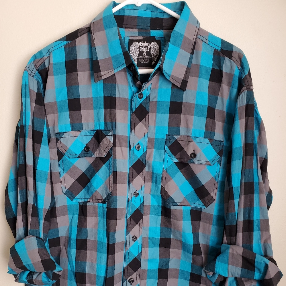 Flannel dress shirt